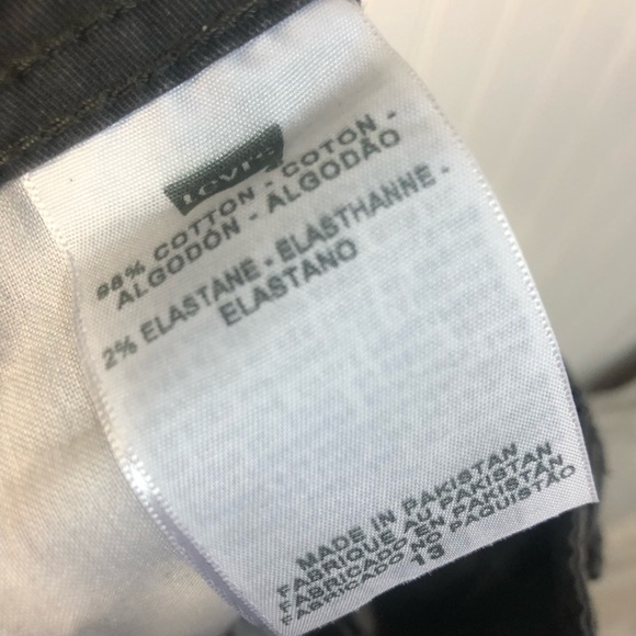 Levi’s Gray Cargo Pant Capris Size 13 Utility Pockets Vintage - Picture 5 of 5